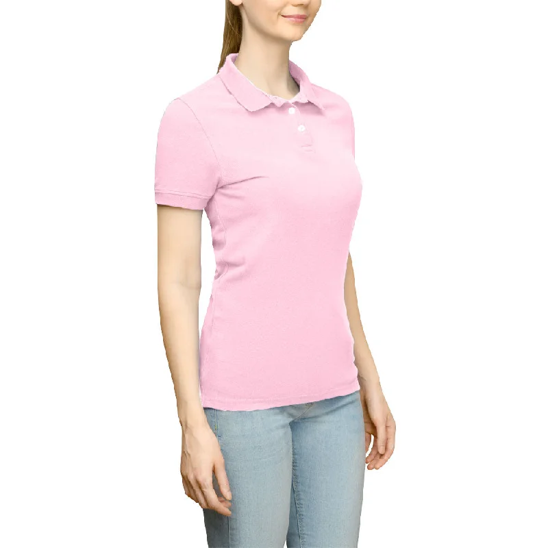 Solid Jersey Short Sleeve Polo Shirt