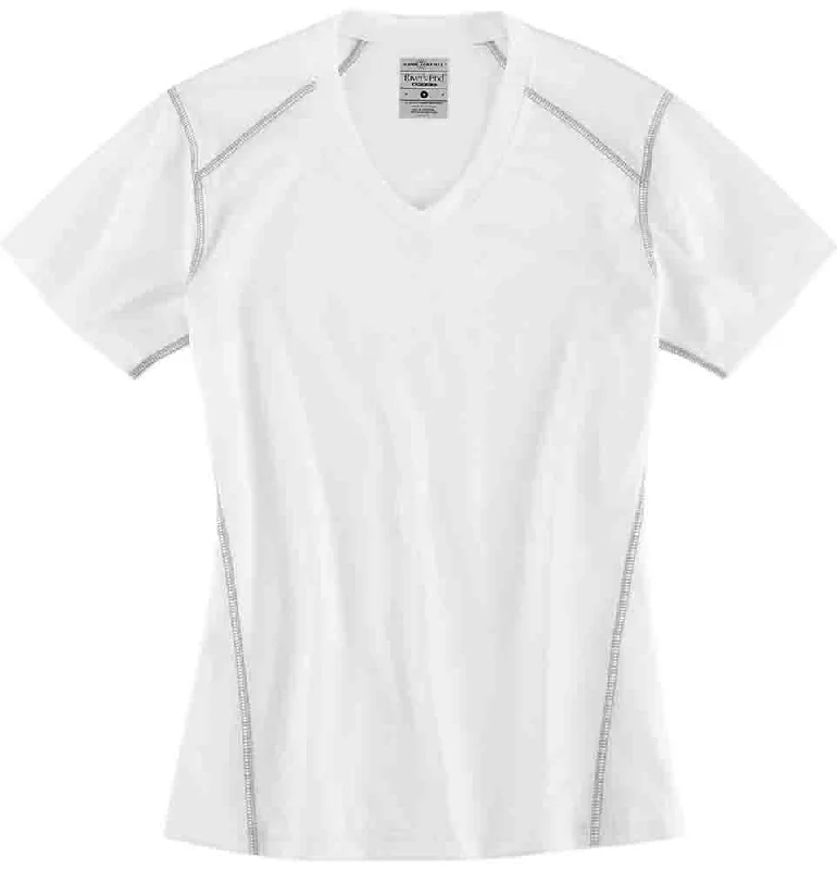 V-Neck Short Sleeve Athletic T-Shirt