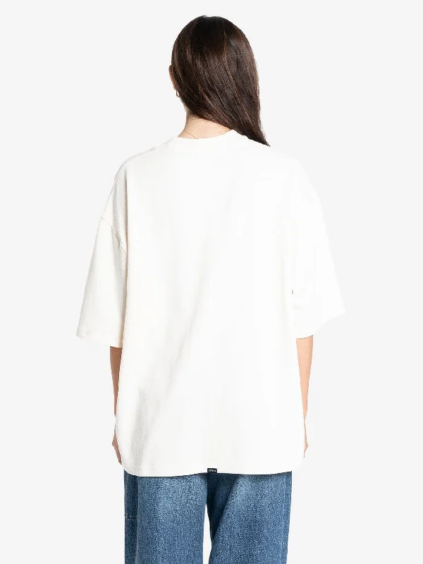 Signature Oversized Tee - Heritage White