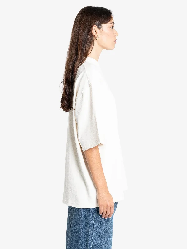 Signature Oversized Tee - Heritage White