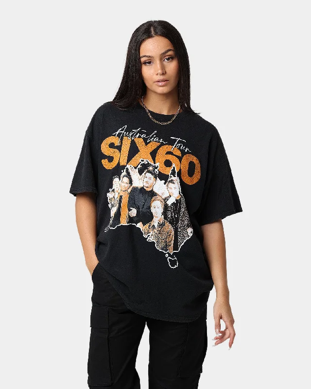 SIX60 Six60 Tour Vintage T-Shirt Black Wash