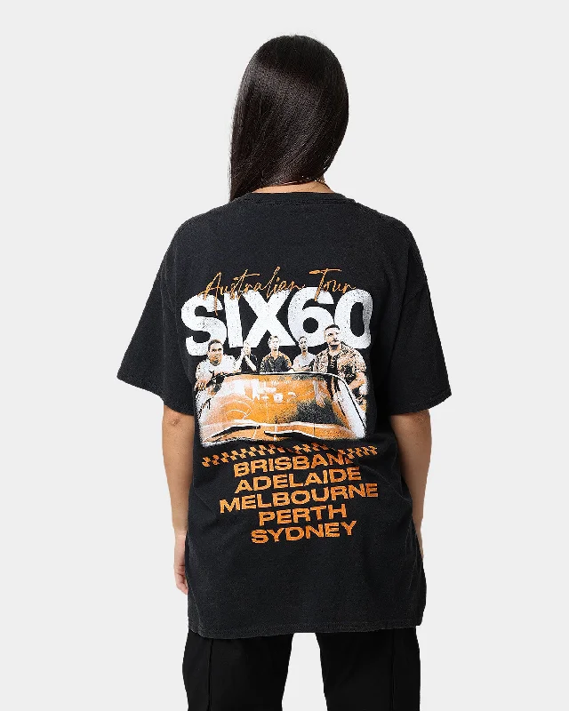 SIX60 Six60 Tour Vintage T-Shirt Black Wash