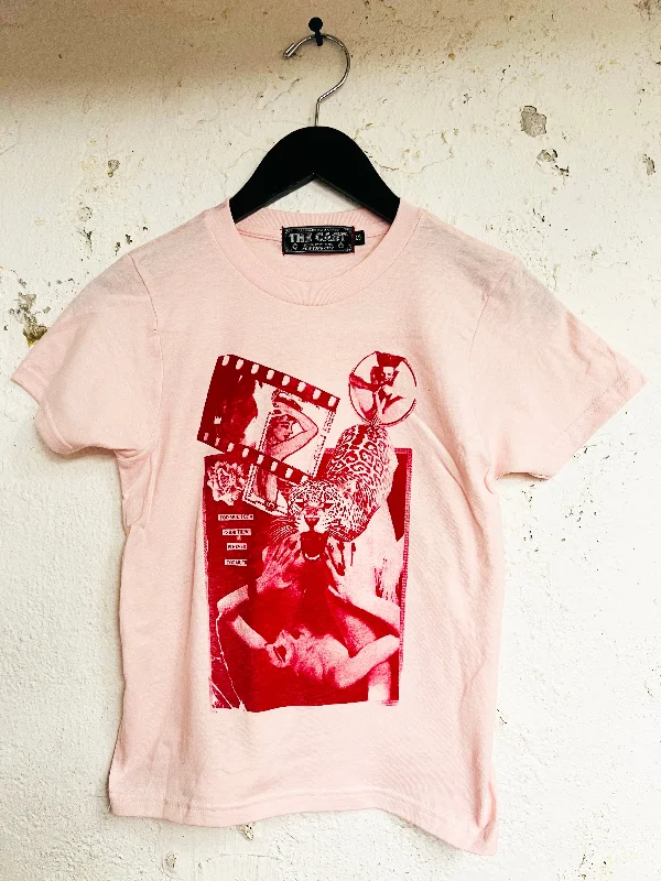 TOO MUCH (Women's Baby Tee - Pink)