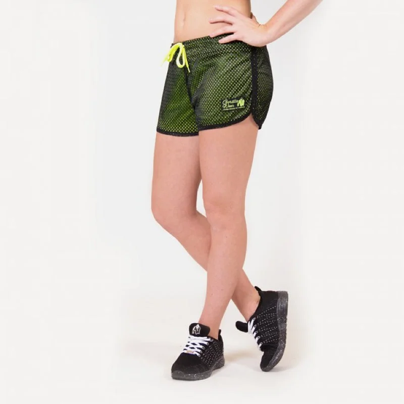 Madison ReversibleShorts -Black/Neon Lime