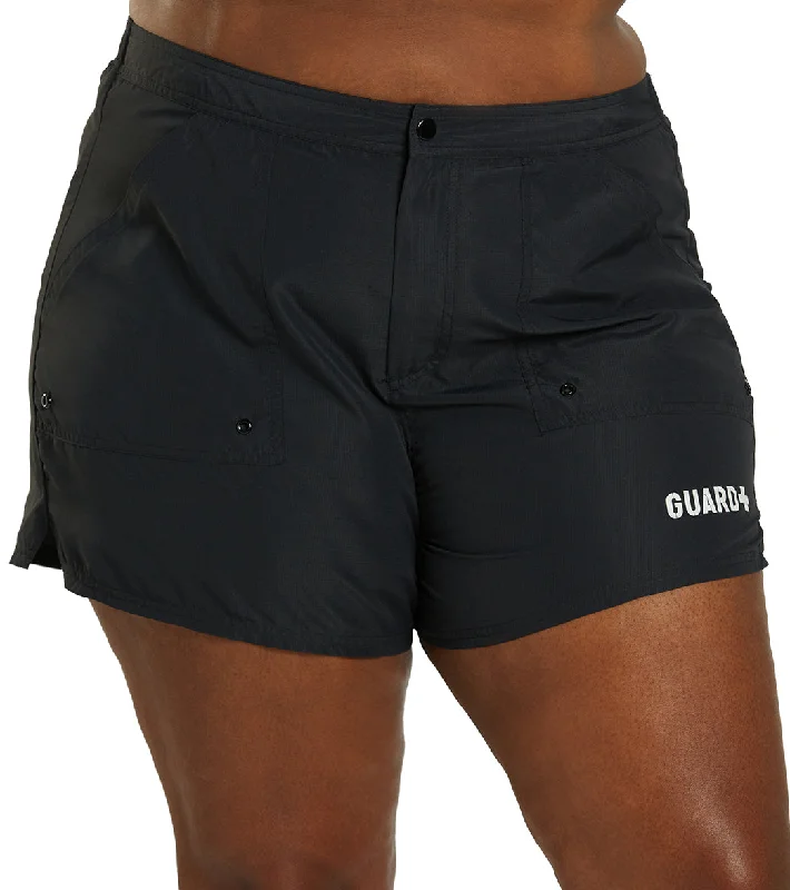 Sporti Guard Women's Plus Size Comfort Fit Board Short Black