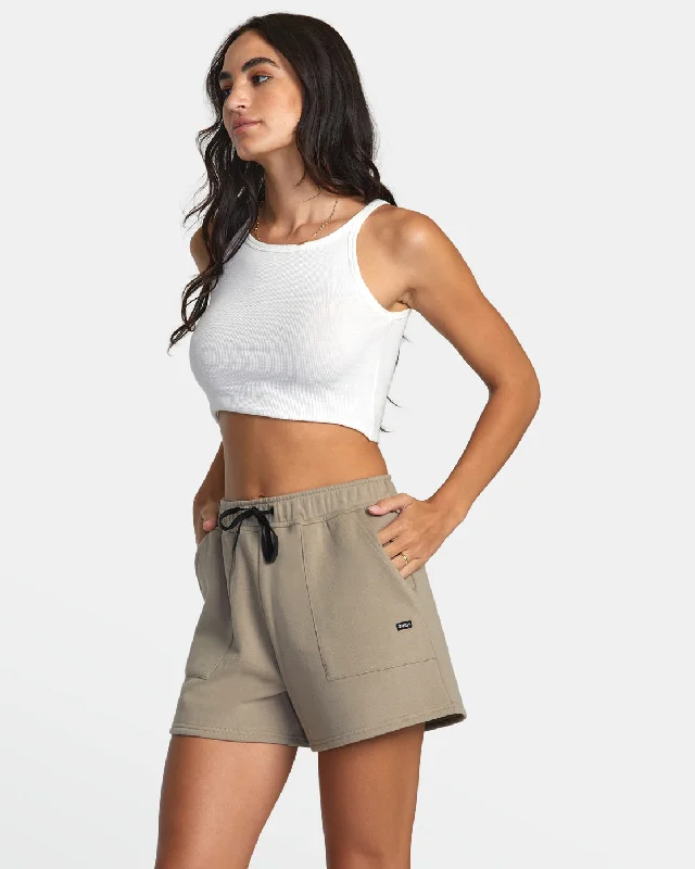 Sunday Sweat Shorts - Dark Khaki