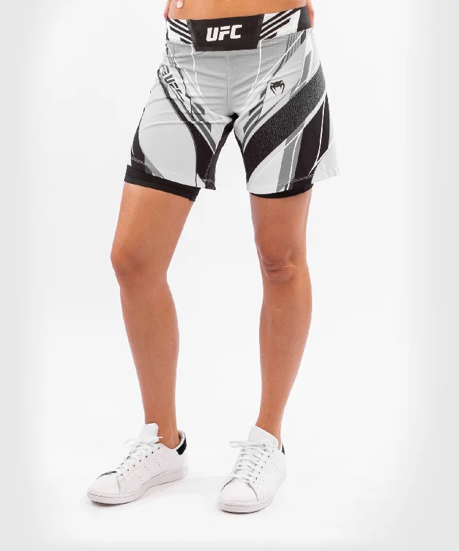 UFC Venum Authentic Fight Night Women's Shorts - Long Fit - White