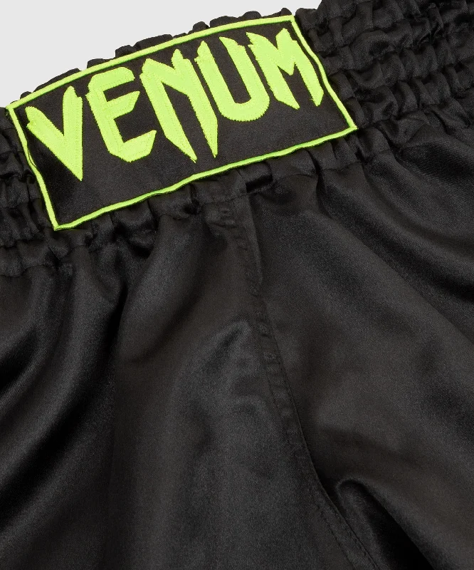 Venum Muay Thai Shorts Classic - Black/Neo Yellow