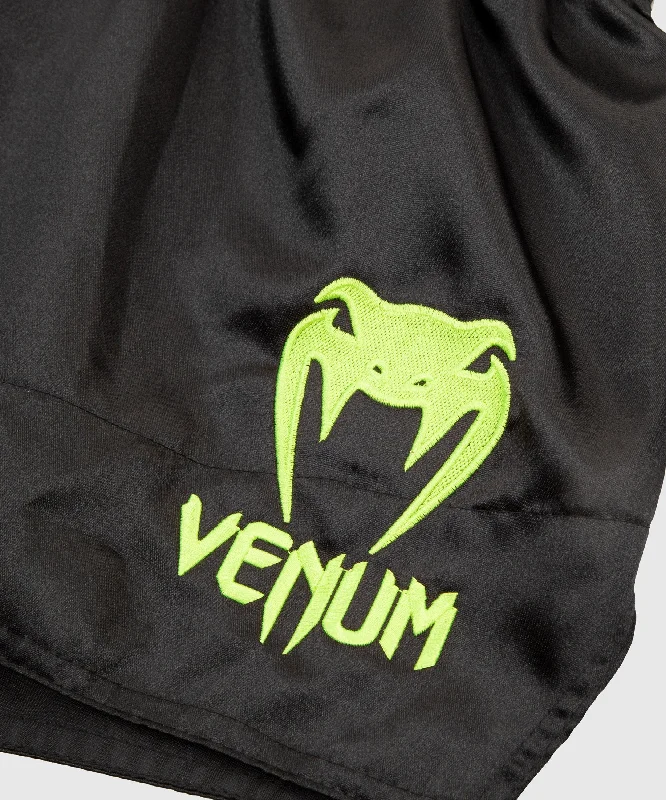 Venum Muay Thai Shorts Classic - Black/Neo Yellow