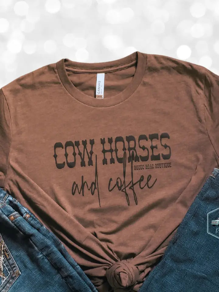 Cow Horses & Coffee Tee