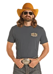 Dale Brisby Dale Rodeo Time Tee ~ Navy