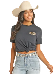 Dale Brisby Dale Rodeo Time Tee ~ Navy