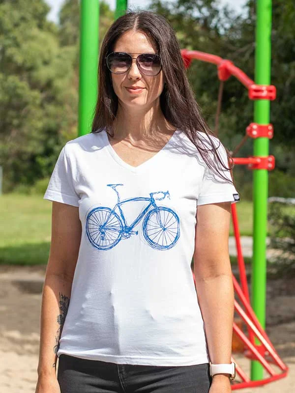 Just Bike Women's T Shirt White