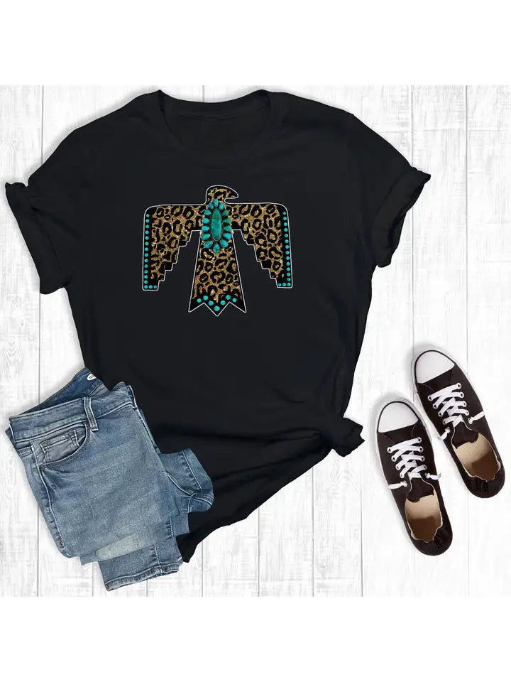 Leopard Thunderbird Tee