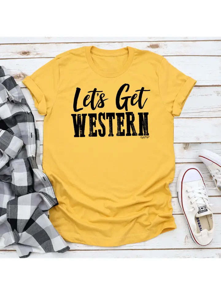 Let's Get Western Tee