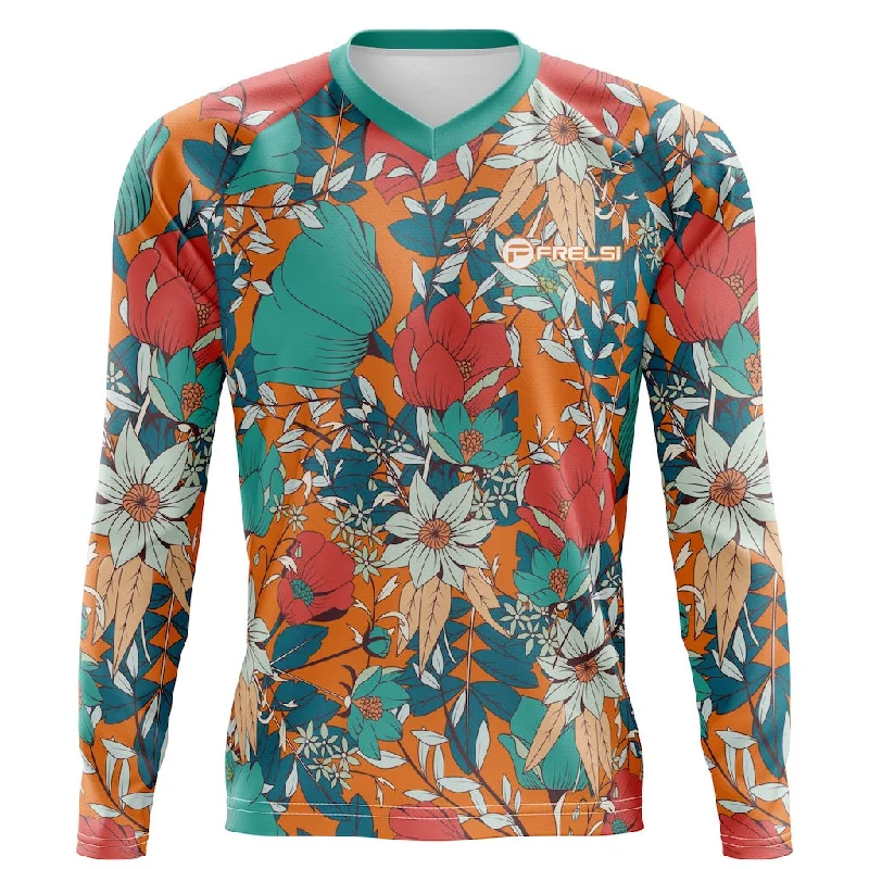 Tropical Fusion | Long Sleeve MTB Cycling Jersey