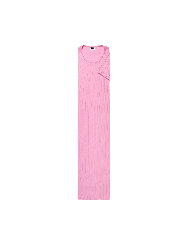 NPS John Dress Short Sleeve Solid Colour, Light pink