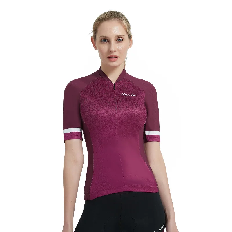 Santic Andrea Pink Women Cycling Jersey Short Sleeve