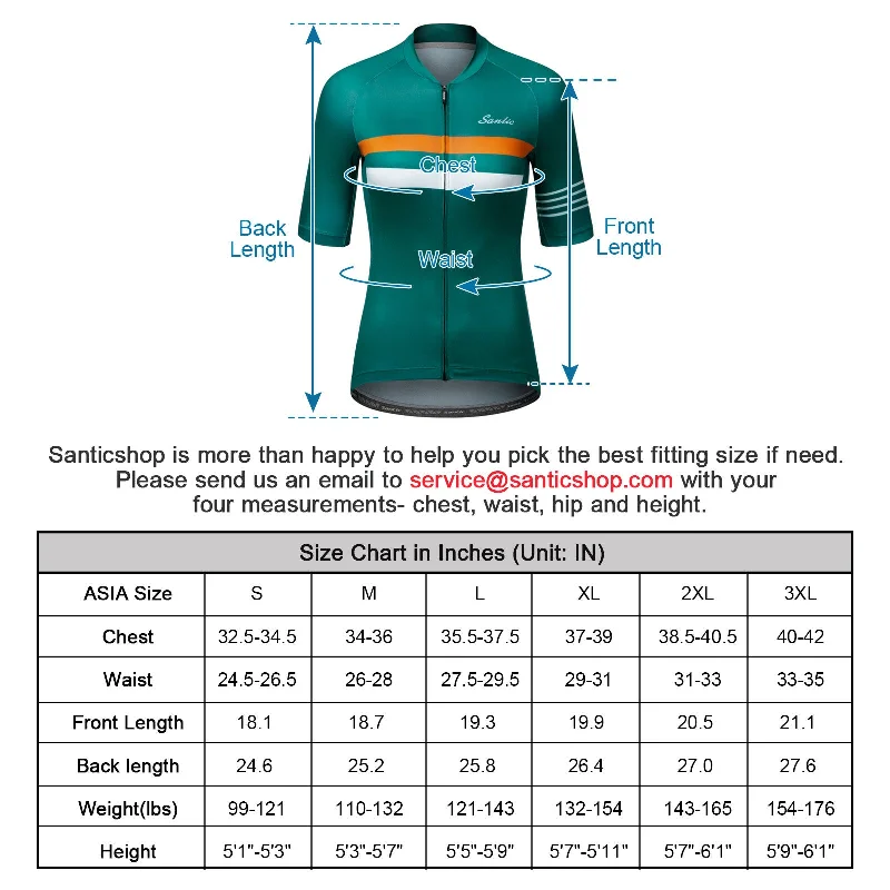 Santic Pali Green Women’s Cycling Jersey Short Sleeve