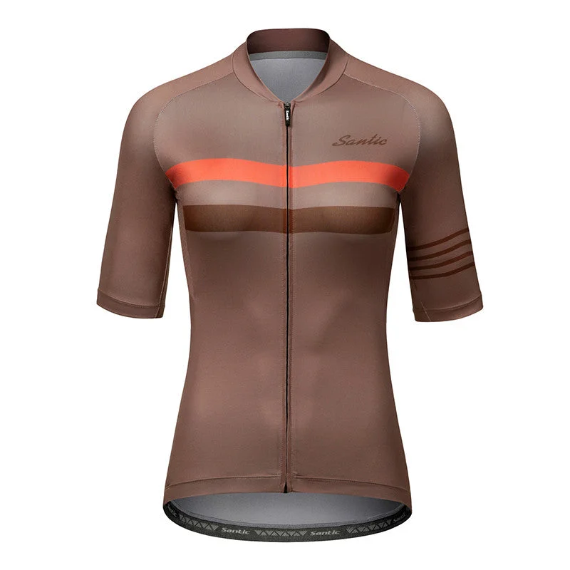 Santic Pali Khaki Women’s Cycling Jersey Short Sleeve