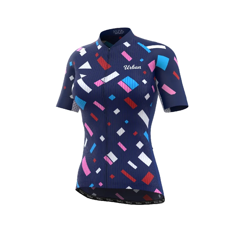 Women's Confetti Short Sleeve Jerseys / Bib Shorts