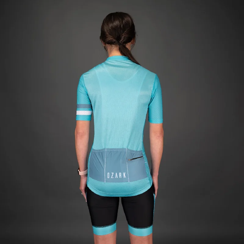 Women's Short Sleeve Jersey - Teal Core