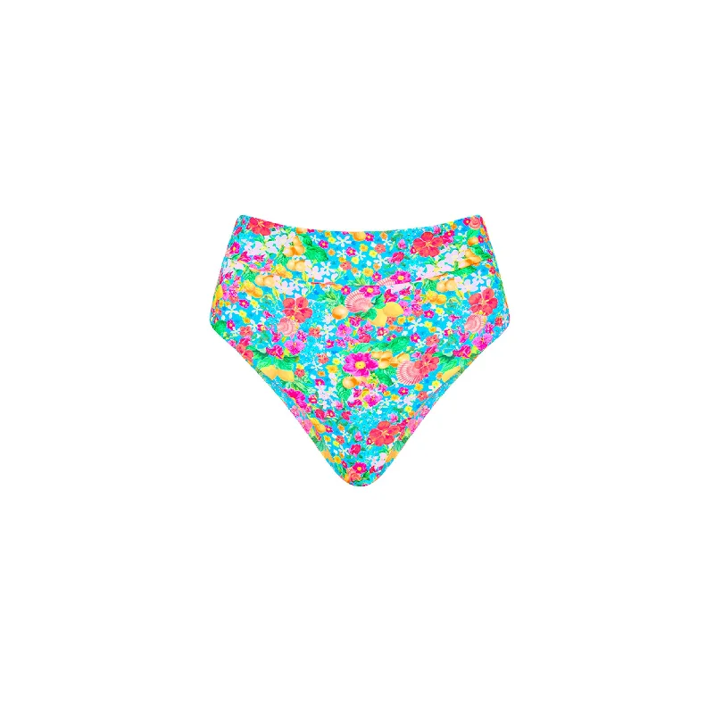High Hip Cheeky Bikini Bottom - Mermaid Garden Beaded bikini, Glamorous, Sexy, Trendy