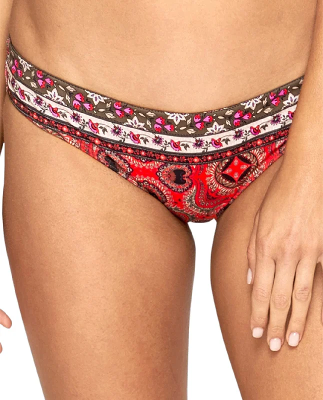 JETS Australia Moderate Coverage Hipster Bikini Bottom Bikini with mesh details, Sexy, Trendy, Comfortable