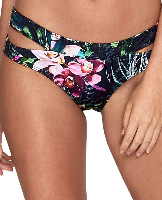 JETS Australia Moderate Coverage Hipster Bikini Bottom Bikini with rings, Sexy, Stylish, Comfortable