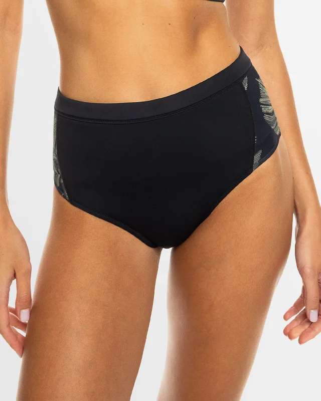 Womens Roxy Pro Wave Moderate Coverage Bikini Bottom Ribbed top bikini, Textured, Comfortable, Chic