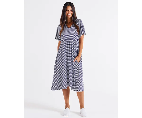 Donna Dress Navy