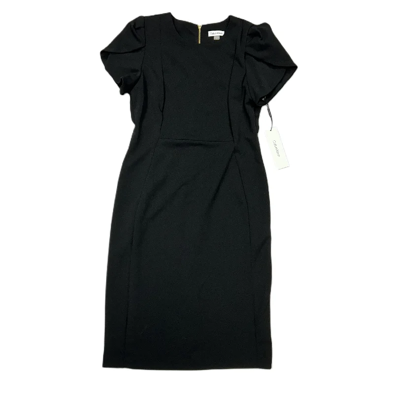 Dress Work By Calvin Klein In Black, Size: L