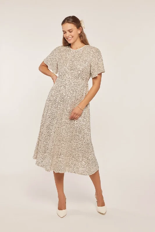Jolie Dress in Champagne- Misses (S-XL)