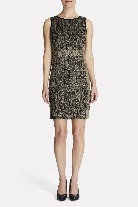 Mélange Sheath Dress