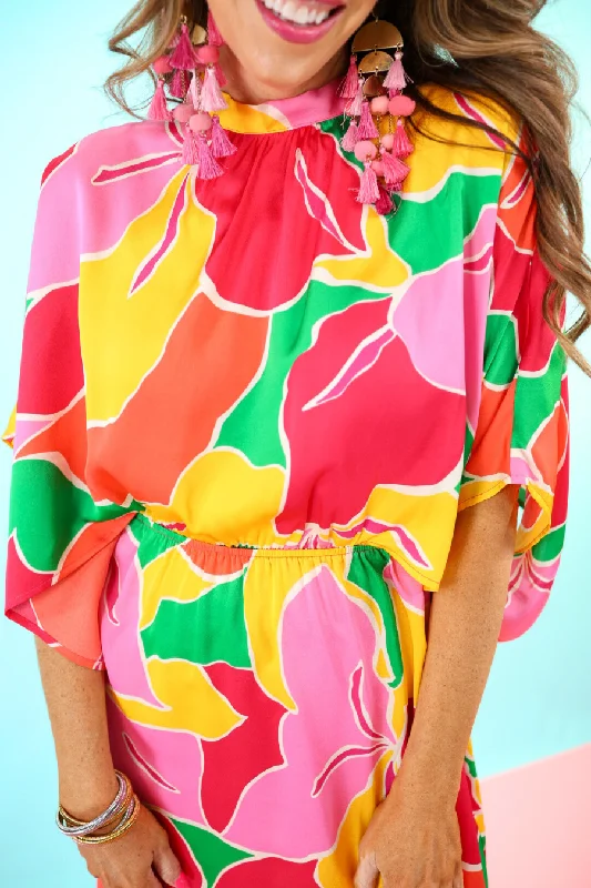 Emeline Satin Dress