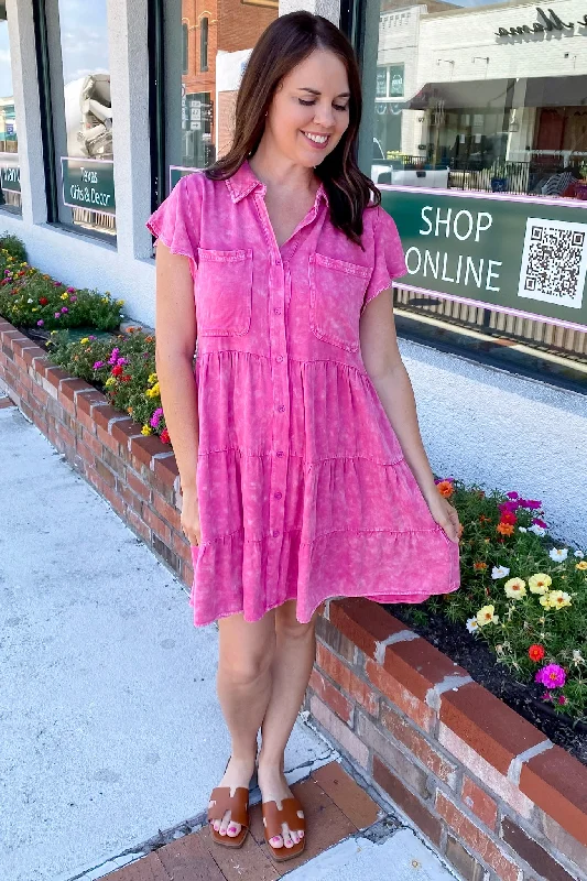 Sound of Music Pink Dress