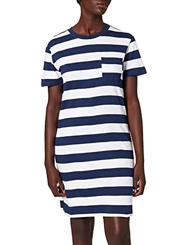 Women's Ladies Stripe Boxy Tee Dress | Original Brand