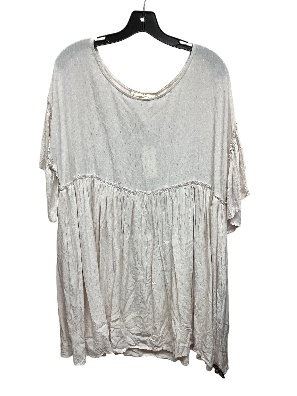 Dress Casual Short By By Together In Cream, Size: L
