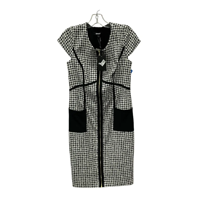 Dress Casual Short By Dkny In Black & White, Size:S