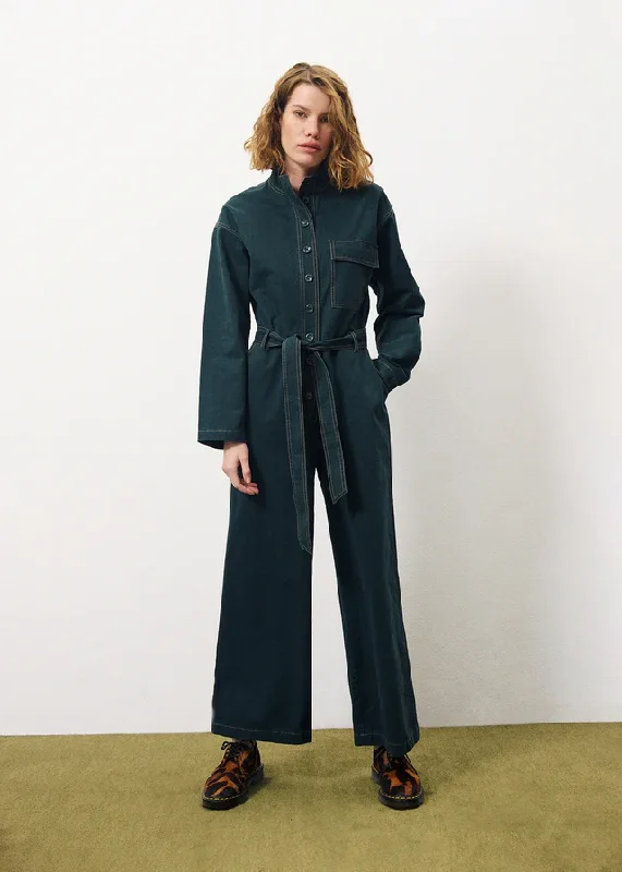 Ady Jumpsuit Forest Green Sequin jumpsuit, Glamorous, Party attire, Trendy