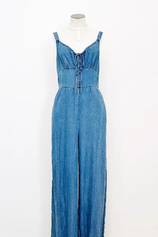 Archives Button Front Jumpsuit Classic jumpsuit, Timeless, Chic, Casual