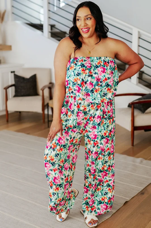 Life of the Party Floral Jumpsuit in Green Black jumpsuit, Sleek, Formal wear, Fashionable