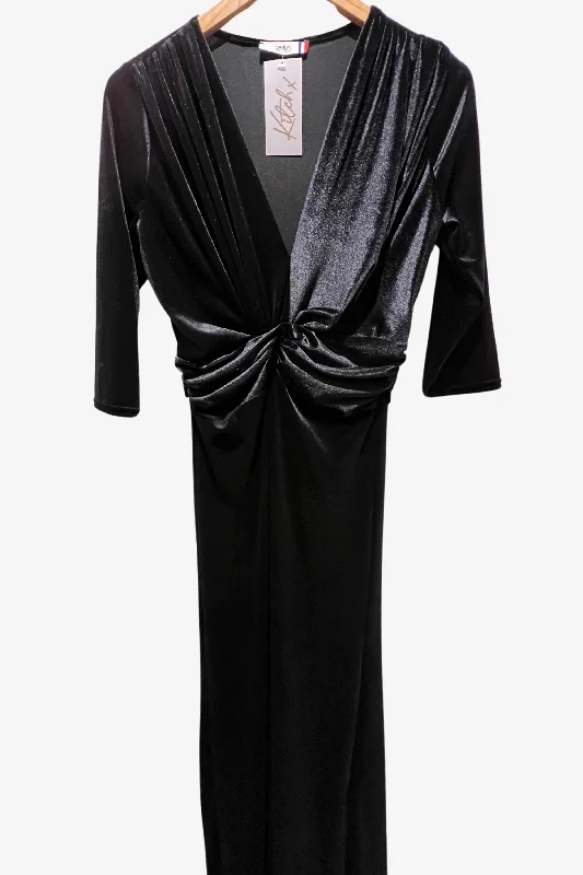 Marla Marbella Velvet Jumpsuit - Black Print jumpsuit, Bold design, Fun, Casual wear