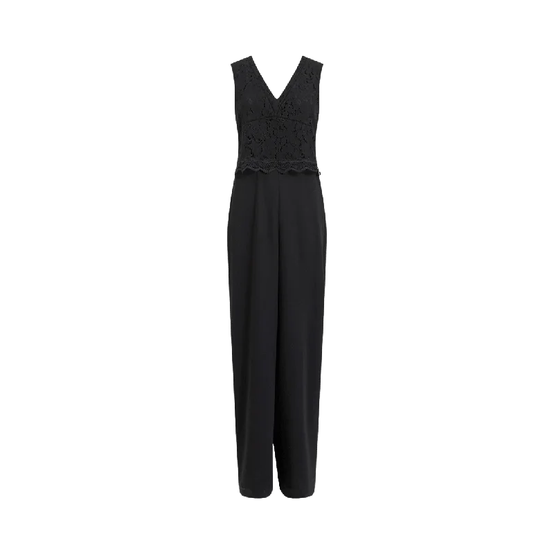Great Plains Marylebone Lace V-Neck Jumpsuit Overalls jumpsuit, Casual wear, Relaxed fit, Comfortable