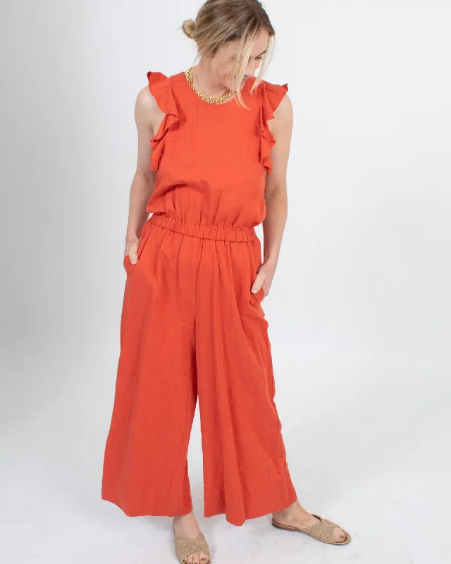 Open Cross-Back Jumpsuit Boho inspired jumpsuit, Relaxed, Comfortable, Stylish