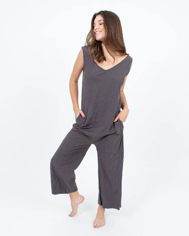 Sleeveless Jumpsuit Denim jumpsuit, Classic design, All-season, Casual