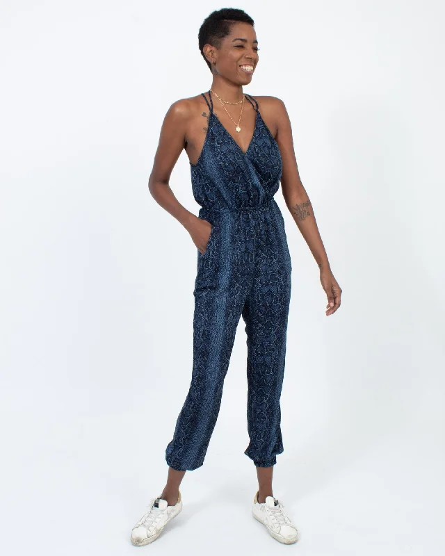 Snake Print Jumpsuit Faux leather jumpsuit, Trendy, Street style, Fashionable