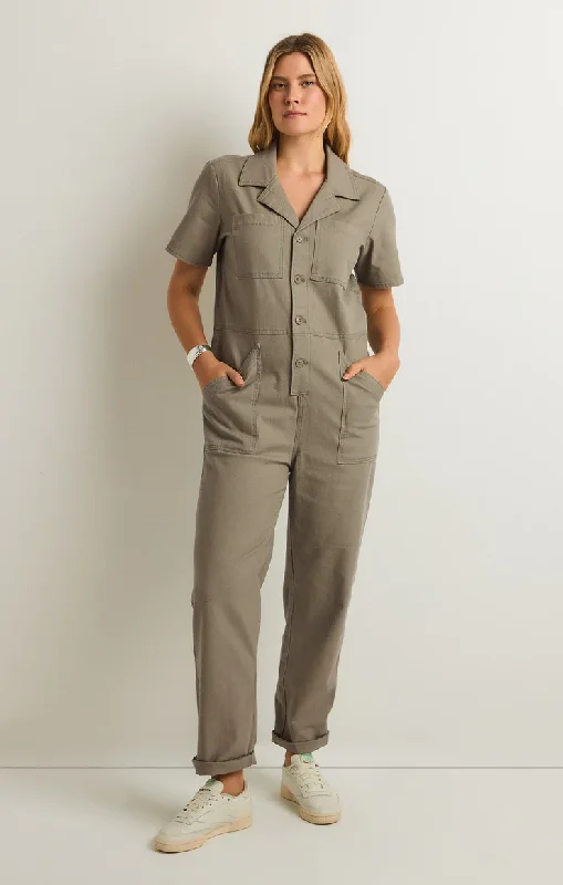 Stevie Stretch Twill Jumpsuit Willow Luxe jumpsuit, Elegant, Chic, Fashion-forward