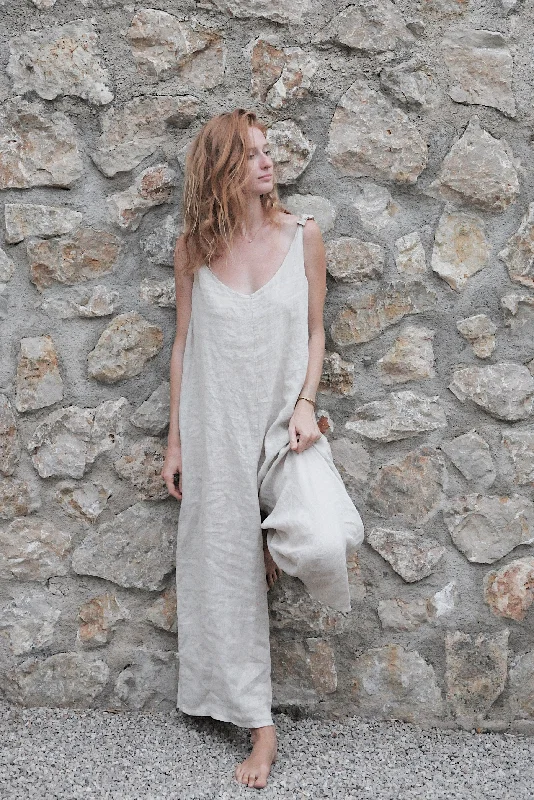The Linen Jumpsuit // Moon Printed jumpsuit, Bohemian style, Vibrant, Casual