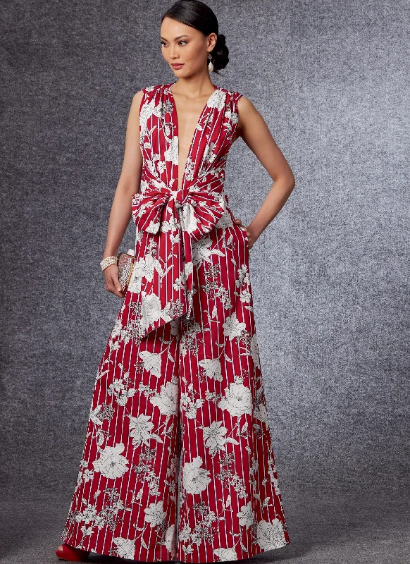 Vogue Jumpsuit and Playsuit V1708 Structured jumpsuit, Tailored fit, Professional, Elegant